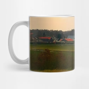 Beautiful Sunset Sky In The Countryside Art Mug